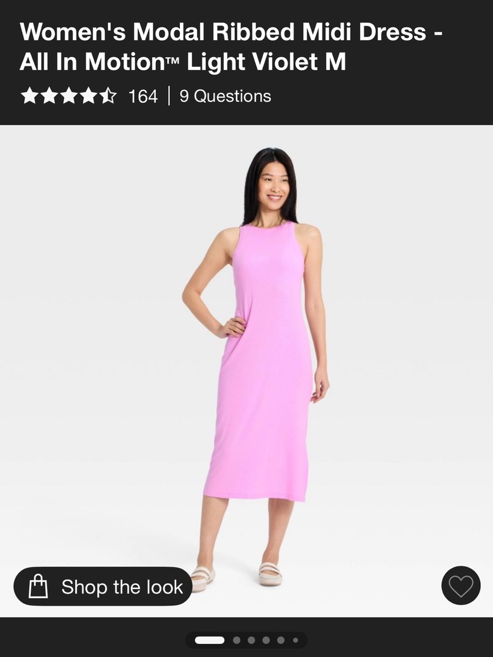 Ribbed  midi dress